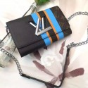 Louis Vuitton Calfskin Leather Twist Chain Wallet M62388 VS03584