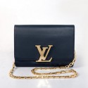 Louis Vuitton Chain Louise Shoulder Bag M92465 Black VS09902