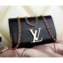Louis Vuitton Chain Louise Shoulder Bag M94335 Black VS06675