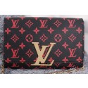 Louis Vuitton Chain Louise Shoulder Bag M94336 Red VS01426
