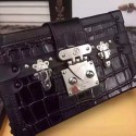 Louis Vuitton Crocodile Brillant Petite Malle N91994 Noir VS04301