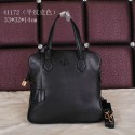Louis Vuitton Cruise 2015 Smooth Leather Tote Bag M40172 Black VS00990