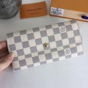 Louis Vuitton Damier Azur Canvas Portefeiulle Sarah Long Wallet N61735 VS06892
