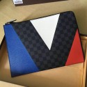 Louis Vuitton Damier Cobalt Canvas Pochette Jour Regatta N41594 VS04411