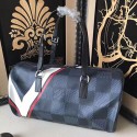Louis Vuitton Damier Cobalt Canvas SAC Polochon Red N44013 VS05796