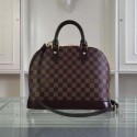 Louis Vuitton Damier Ebene Canvas ALMA MM Bag N41247 VS06566