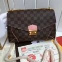 Louis Vuitton Damier Ebene Canvas Caissa Clutch Rose Ballerine N41597 VS05811