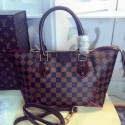 Louis Vuitton Damier Ebene Canvas CAISSA TOTE PM Bag N41551 Cherry VS01249