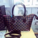 Louis Vuitton Damier Ebene Canvas CAISSA TOTE PM Bag N41554 Rose Ballerine VS05748