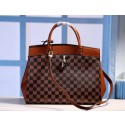 Louis Vuitton Damier Ebene Canvas Tote Bag N42355 Wheat VS05528