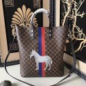 Louis Vuitton Damier Ebene Canvas Zebra Printed Canvas Atlas Tote N42702 VS05142
