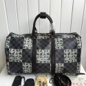 Louis Vuitton Damier Graphite Canvas Keepall Bandouliere 45 N41699 VS09597