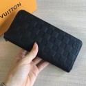 Louis Vuitton Damier Infini Leather Zippy Wallet Vertical Onyx N63548 VS08942