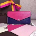 Louis Vuitton Epi Leather Pochette Felicie M61753 Hot Pink VS09583