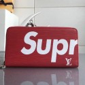Louis Vuitton Epi Leather Supreme X Zippy Wallet Red M60305 VS07713