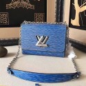 Louis Vuitton Epi Leather Twist MM Blue M51065 VS09203
