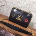 Louis Vuitton Epi Leather Twist MM M54220 Black VS07916