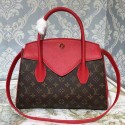 Louis Vuitton Florine Bag M42269 in Monogram Canvas & Red Calfskin VS01594