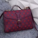 Louis Vuitton Litchi Leather GERMAIN Bag M51122 Purple VS01416