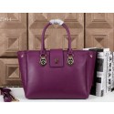 Louis Vuitton Lock Me MM Tote Bag M48966 Purple VS08648