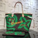 Louis Vuitton Monogram Canvas Neverfull MM Green M40995 VS06672