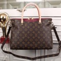 Louis Vuitton Monogram Canvas Pallas Bag M50066 Burgundy VS07263