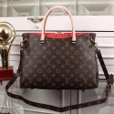 Louis Vuitton Monogram Canvas Pallas Bag M50066 Light Red VS01551
