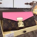Louis Vuitton Monogram Canvas PALLAS WALLET M58414 Pink VS01636