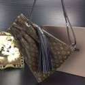 Louis Vuitton Monogram Canvas Triangle War Pouch M62232 Black VS09091