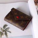 Louis Vuitton Monogram Canvas Victorine Wallet Red M41938 VS08010
