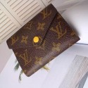 Louis Vuitton Monogram Canvas Victorine Wallet Yellow M41938 VS01485