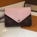 Louis Vuitton Monogram Canvas Wallet Pink M60494 VS03677