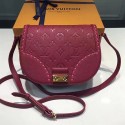 Louis Vuitton Monogram Empreinte Junot Bag Burgundy M43146 VS06588