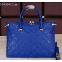 Louis Vuitton Monogram Empreinte Pallas Tote Bag M40908 Blue VS01342