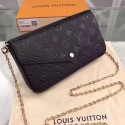 Louis Vuitton Monogram Empreinte Pochette Felicie Noir M64065 VS06287