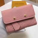 Louis Vuitton Monogram Empreinte Pont-neuf Compact Wallet Pink M62184 VS09162
