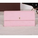 Louis Vuitton Monogram Empreinte Sarah Wallets M61734 Pink VS09717