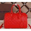 Louis Vuitton Monogram Empreinte Speedy Top Handle Bags M40762 Red VS03516