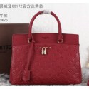 Louis Vuitton Monogram Empreinte Tote Bag M63172 Burgundy VS05048