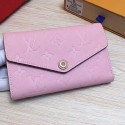 Louis Vuitton Monogram Empreinte Wallet Pink M60541 VS09571