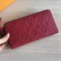 Louis Vuitton Monogram Empreinte Zippy Wallet Fuchsia M60549 VS02557