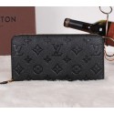 Louis Vuitton Monogram Empreinte Zippy Wallet M60017 Black VS05750