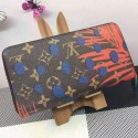 Louis Vuitton Monogram Jungle Dots Zippy Wallet M41908 Blue VS02494