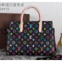 Louis Vuitton Monogram Multicolore Marly Tote Bag M41205 Black VS04070