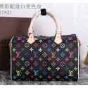 Louis Vuitton Monogram Multicolore Speedy 30 Tote Bag M40391 Black VS06270