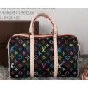 Louis Vuitton Monogram Multicolore Speedy 35 Bag M42426 Black VS03857