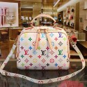 Louis Vuitton Monogram Multicolore Tote Bag M40123 White VS05556