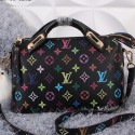 Louis Vuitton Monogram Multicolore Tote Bags M94114 Black VS01305
