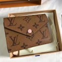 Louis Vuitton Monogram Reverse Victorine Wallet Rose Ballerine M41938 VS03254