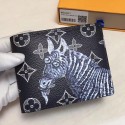 Louis Vuitton Monogram Savane Canvas Multiple Wallet Encre M66601 VS09502